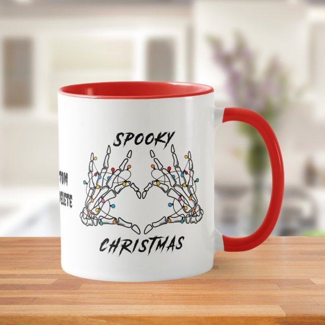 Taza Los Navidades de Skeleton fantasmagóricos aman los (Subido por el creador)