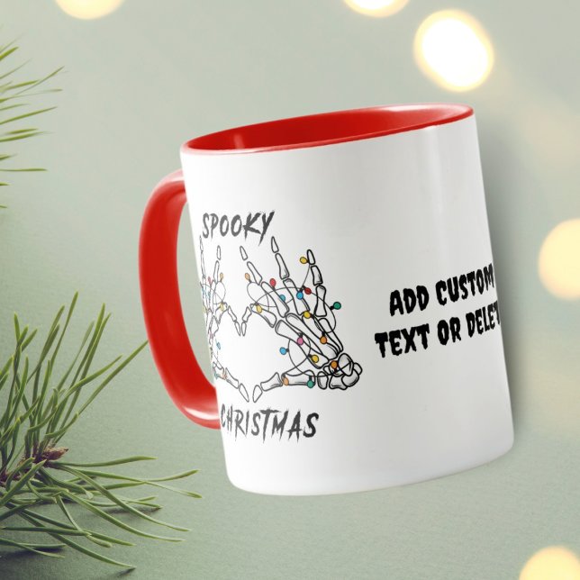 Taza Los Navidades de Skeleton fantasmagóricos aman los (Subido por el creador)