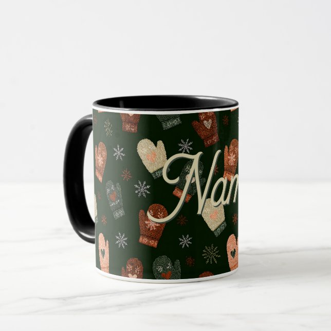 Taza Los Navidades del Boho Mittens (Anverso izquierdo)