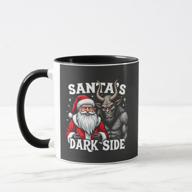 Taza Los Navidades del lado oscuro de Santa Lucía maltr (Izquierda)