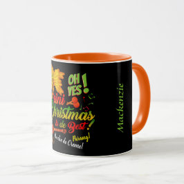 Taza Los Navidades trinitenses son los mejores en NEGRO