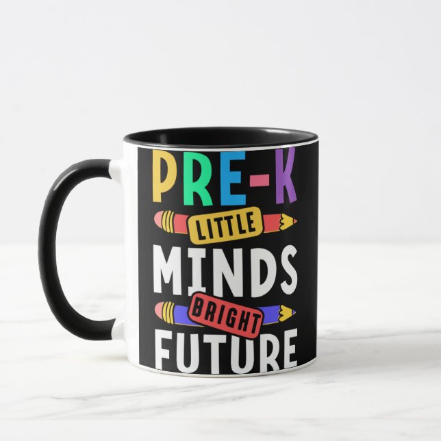 Taza Los niños de preescolar vuelven a la escuela brill (Izquierda)