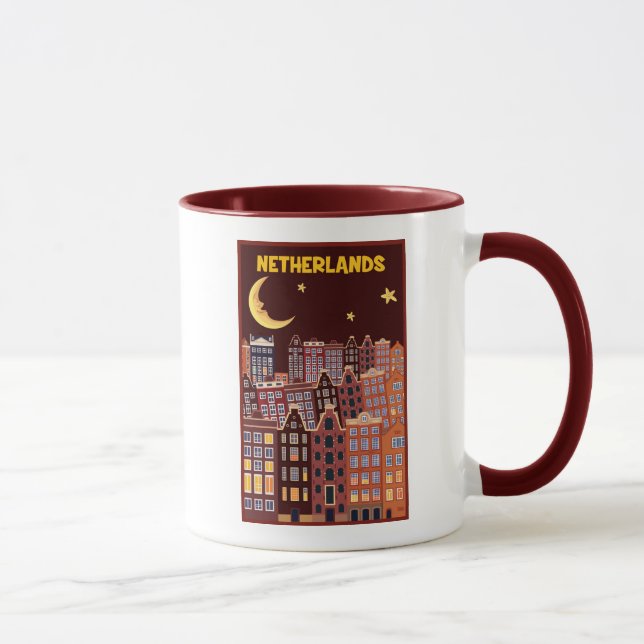 Taza Los Países Bajos en la noche (Derecha)