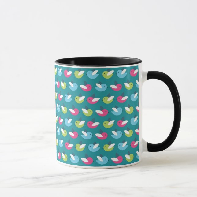 Taza Los pájaros modelan el azul (Derecha)