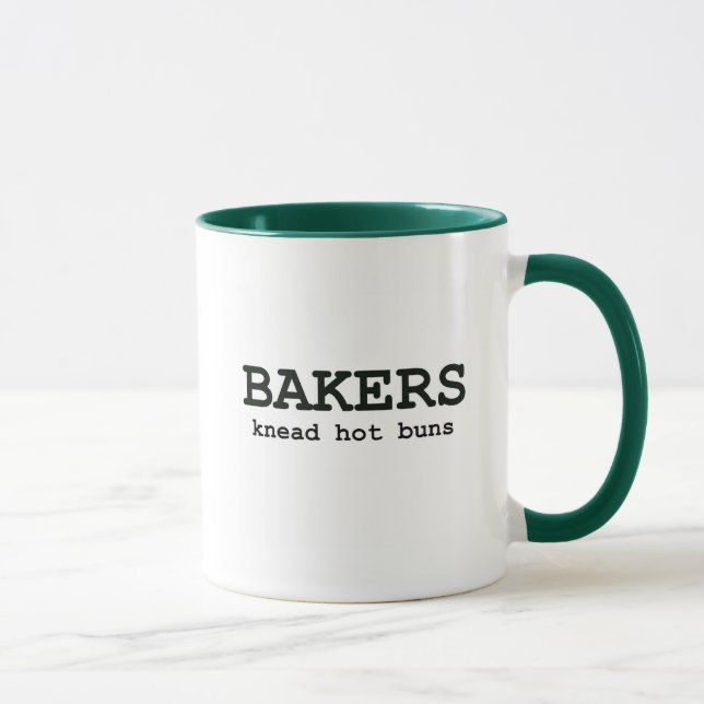 Taza Los panaderos amasan los bollos calientes (Derecha)