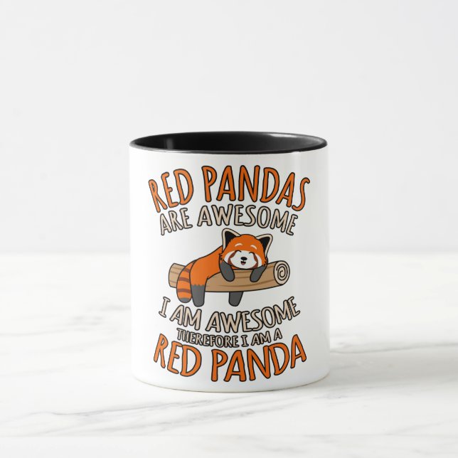 Taza Los Pandas Rojos Son Increíblemente Mascotas Anima (Centro)