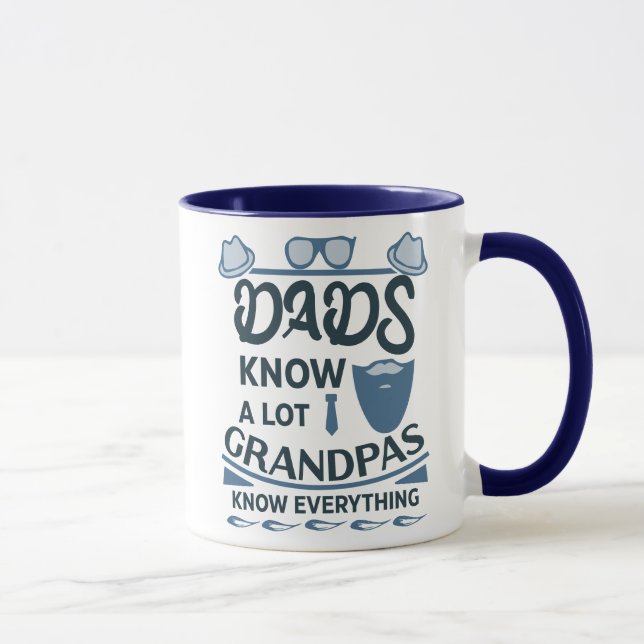 Taza Los Papás Saben Mucho, Los Abuelos Lo Saben Todo (Derecha)