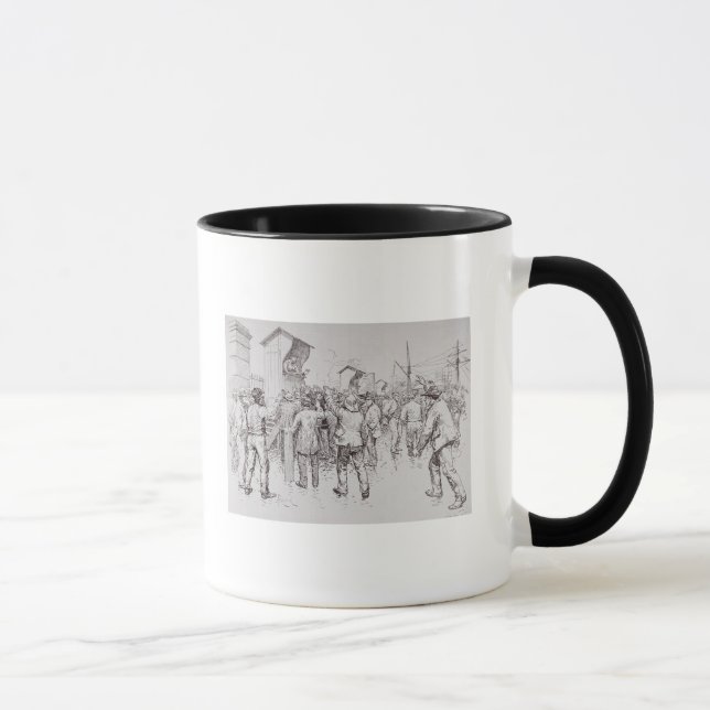Taza Los parados de Londres (Derecha)