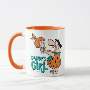 Taza Los Picapiedra   Fred & Pebbles - Chica de papá