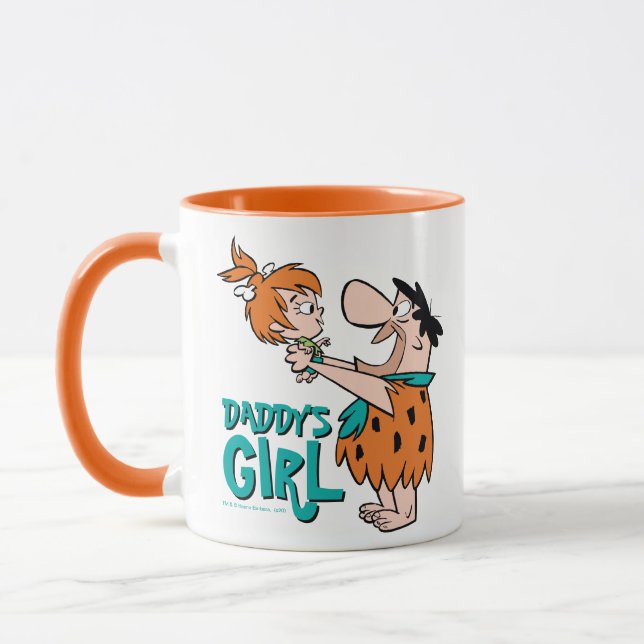 Taza Los Picapiedra | Fred & Pebbles - Chica de papá (Izquierda)