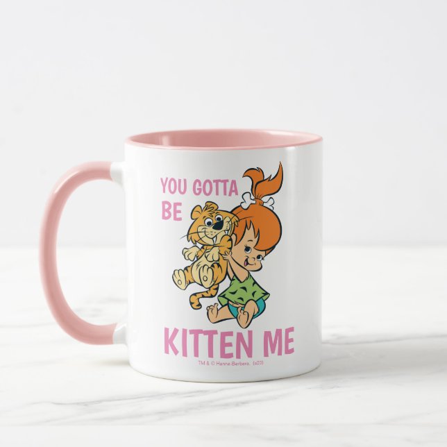 Taza Los Picapiedra | Pebbles y su tigre (Izquierda)