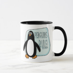Taza Los pingüinos reinan en los pavos