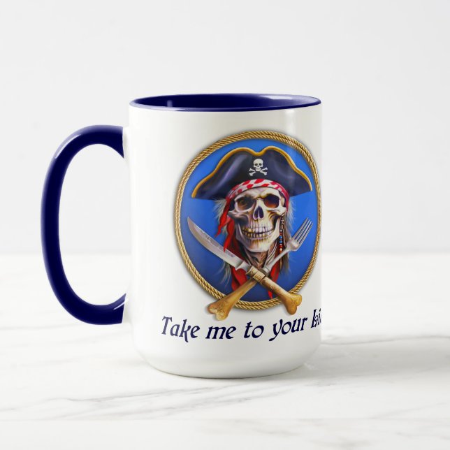 Taza Los piratas me llevan a tu Lido (Izquierda)