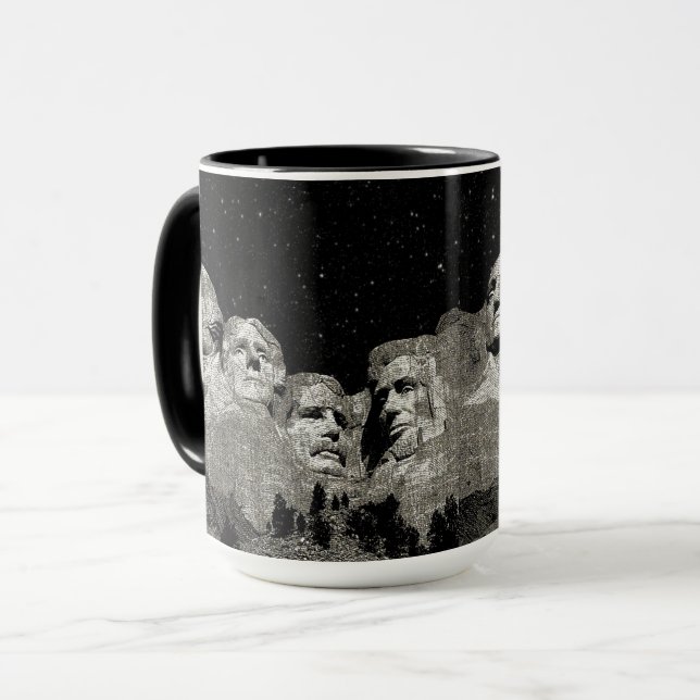 Taza Los presidentes estadounidenses Monte Rushmore, (Anverso izquierdo)