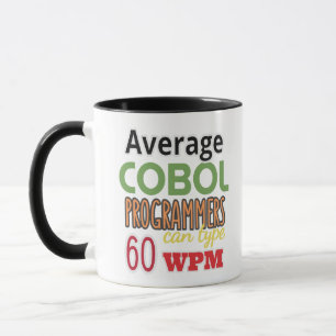Taza Los programadores promedio de Cobol pueden escribi