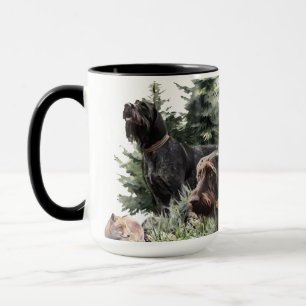 Taza Los punteros alámbricos alemanes, el arte