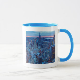Taza Los rascacielos de Manhattan se encienden