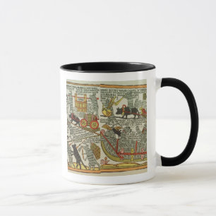 Taza Los ratones entierran el gato, ruso, fin del siglo