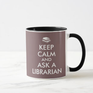 Taza Los regalos del bibliotecario guardan calma para
