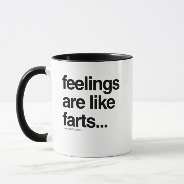 Taza Los sentimientos son como... (Izquierda)