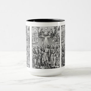 Taza Los Siete Arcángeles (M 034; Grabado)