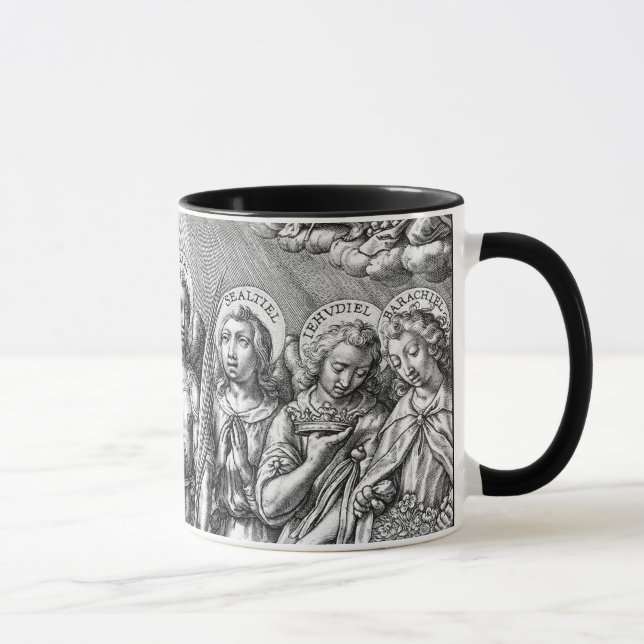 Taza Los Siete Archangels (M 034; Grabado) (Derecha)
