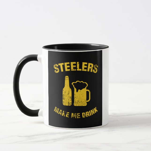 Taza Los Steelers Me Hacen Beber (Izquierda)