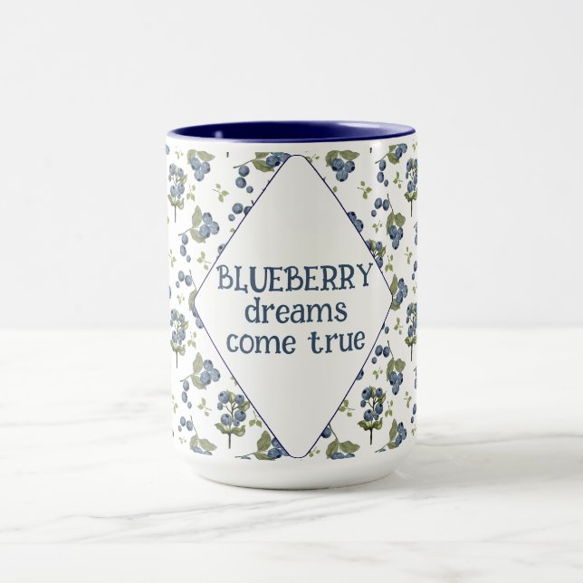 Taza Los sueños de BLUEBERRY se hacen realidad (Centro)
