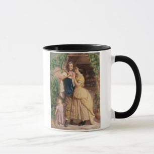 Taza Los tendones de Inglaterra vieja, 1857 (w/c y