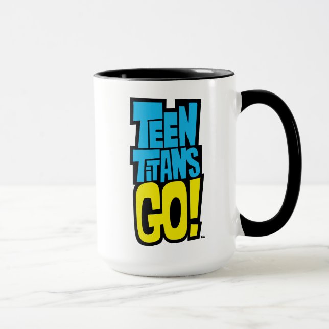 Taza ¡Los titanes adolescentes se van! | Logotipo (Derecha)