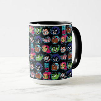 Taza ¡Los titanes adolescentes se van! | Patrón de cabe