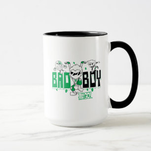 Taza ¡Los titanes adolescentes van! petirrojo, Cyborg,