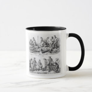 Taza Los trabajadores acercan a la nueva oficina de