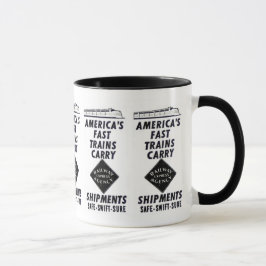 Taza Los trenes rápidos de América llevan el