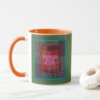 Taza Los Trespasers Serán Violados Combo