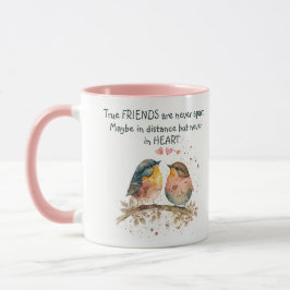 Taza Los verdaderos amigos nunca están separados, tal v