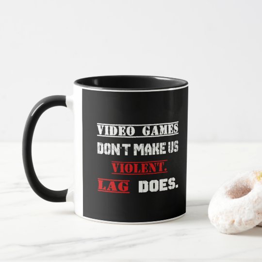 Taza Los videojuegos no nos hacen violentos. El