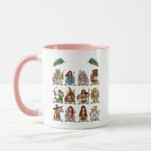 Taza Los viejos dioses griegos