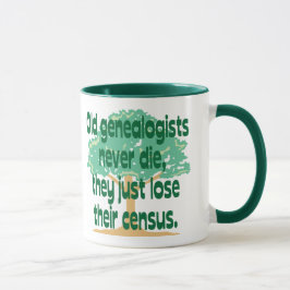 Taza Los viejos Genealogists nunca mueren