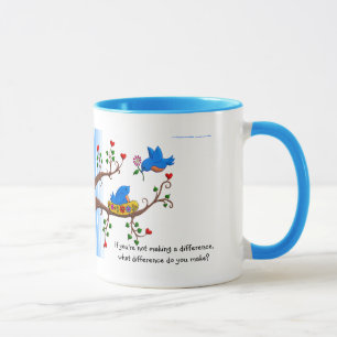 Taza Los voluntarios diferencian