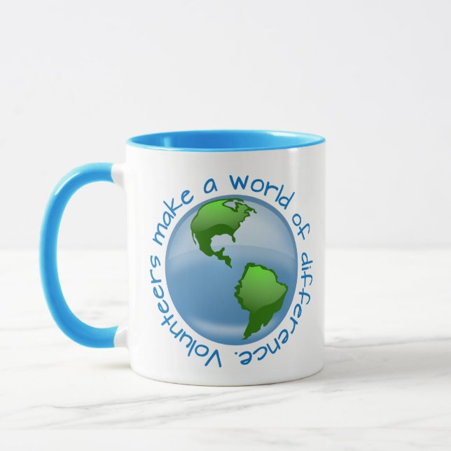 Taza Los voluntarios hacen un mundo de diferencia (Izquierda)