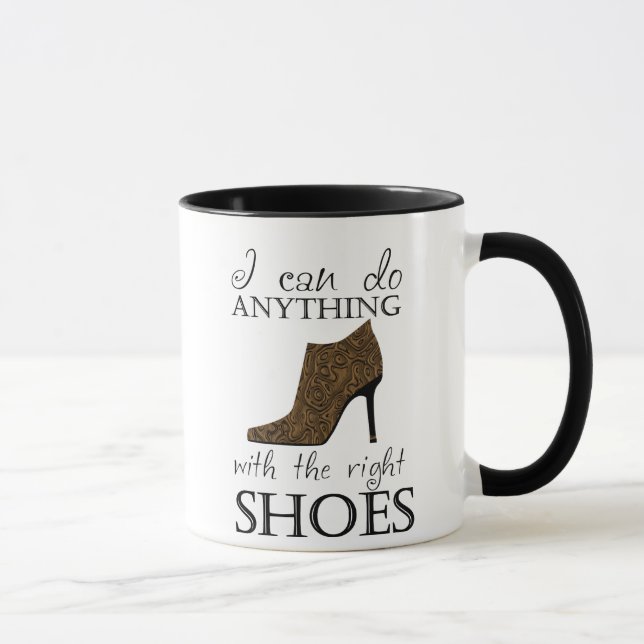 Taza Los zapatos de la derecha (Derecha)