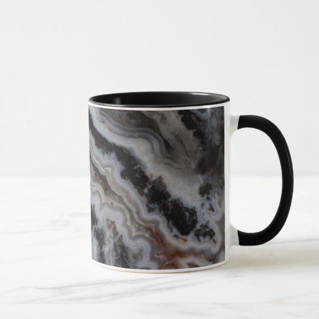 Taza Losa mixta de jaspe ágata (Derecha)