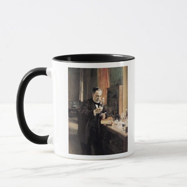 Taza Louis Pasteur en su laboratorio, 1885 (Izquierda)