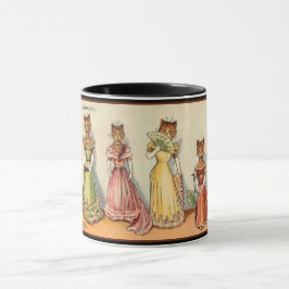 Taza Louis Wain Wallflower Chica Cats