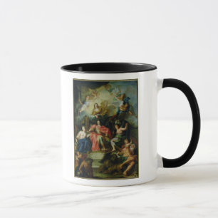 Taza Louis XIV coronado por la gloria, c.1686