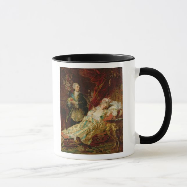Taza Louis XV y señora Dubarry (Derecha)