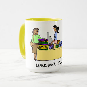 Taza Louisiana Compra Diversión Mardi Gras Personalizad