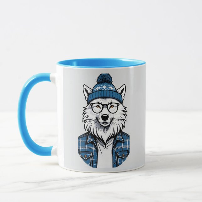 Taza Loup Hivernal Stylisé (Izquierda)