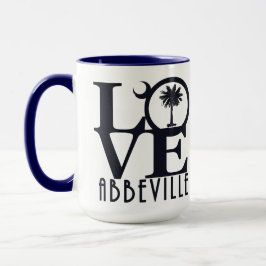 Taza LOVE Abbeville SC 15oz